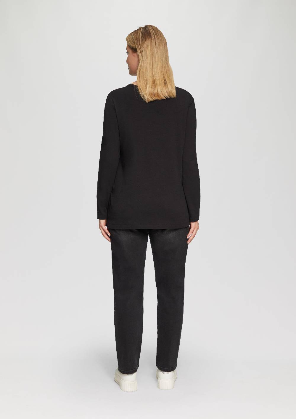 S.Oliver Longsleeve aus Baumwollstretch Riesige Ersparnisse