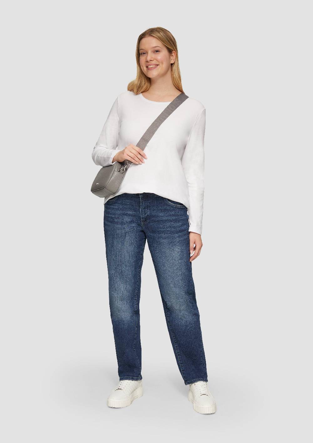 S.Oliver Longsleeve aus Baumwollstretch VIP-Rabatte