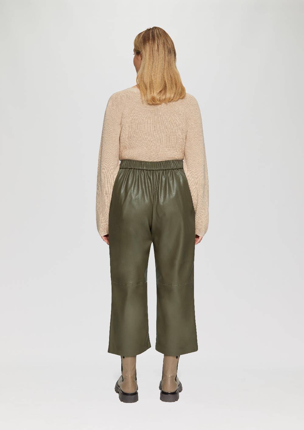 S.Oliver Culotte aus Lederimitat mit Nahtdetails Zeitbegrenzte Promotion