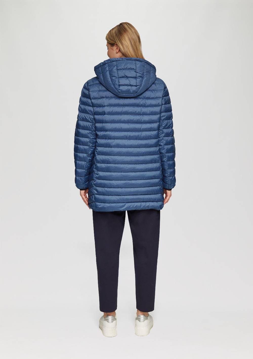 S.Oliver Steppjacke mit Logo-Kapuze Bis zu 65% Rabatt