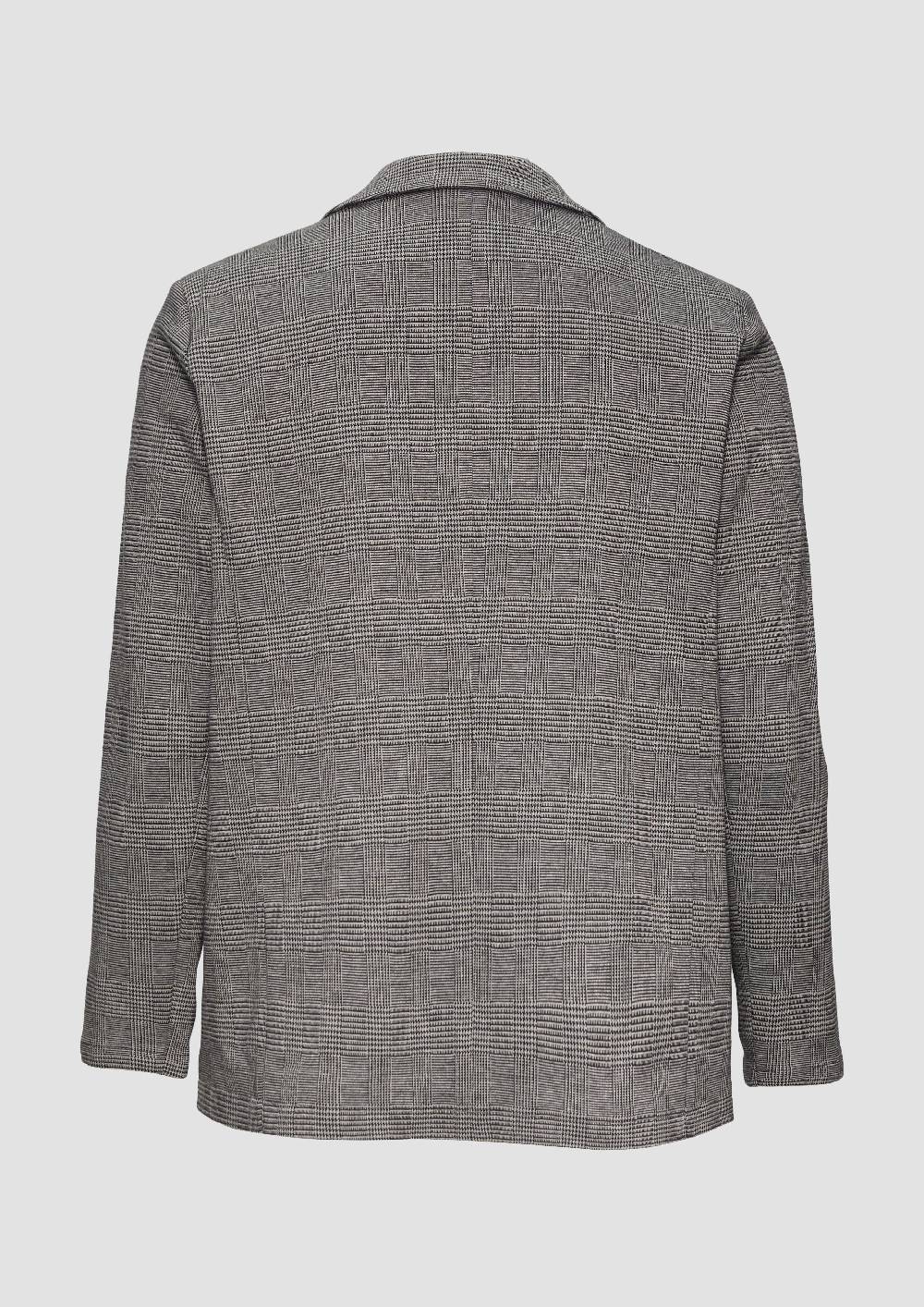 S.Oliver Gemusterter Blazer aus Interlock-Jersey Nur noch ein Tag übrig
