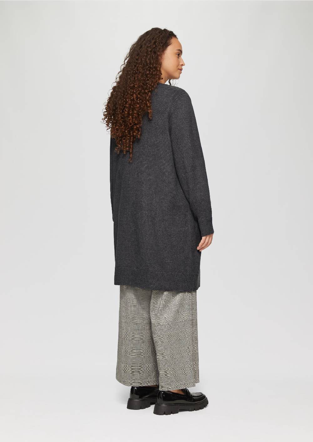 S.Oliver Lange Strickjacke aus Viskosemix 50% Rabatt mit kostenlosem Versand