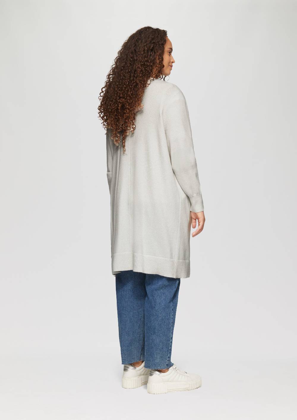 S.Oliver Lange Strickjacke aus Viskosemix Clearance-Verkauf