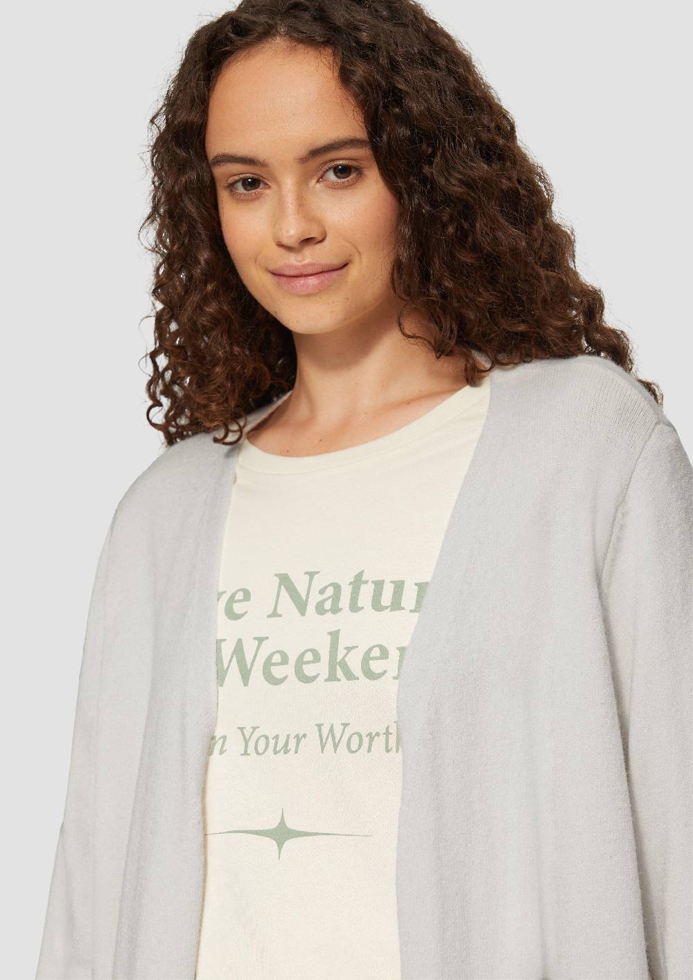 S.Oliver Lange Strickjacke aus Viskosemix Clearance-Verkauf