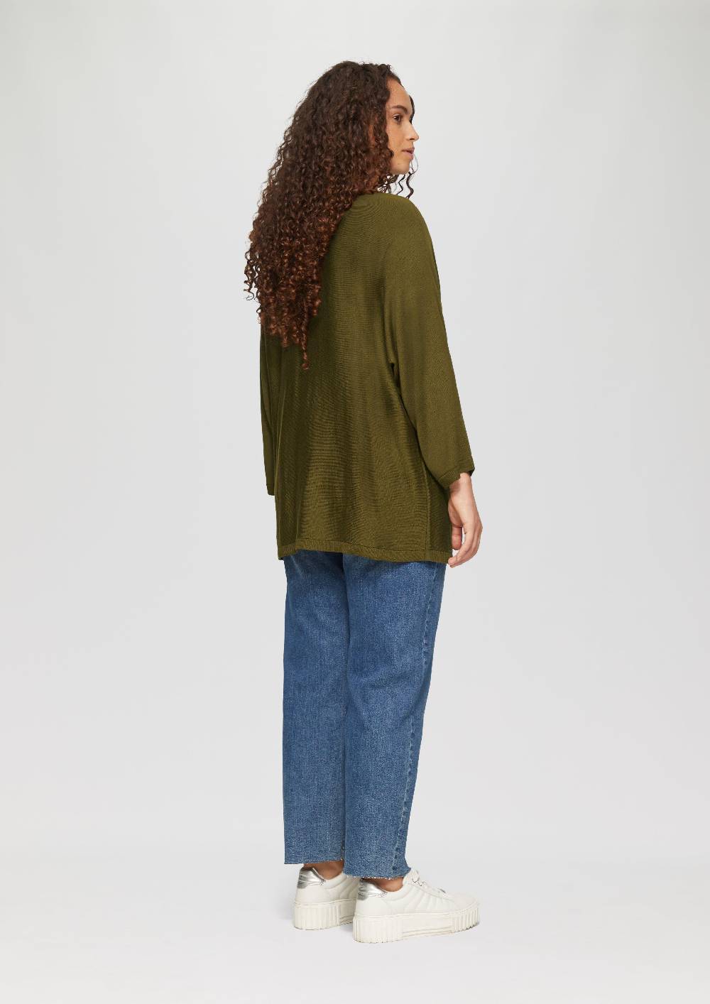 S.Oliver Strickpullover mit Fledermausarm 2025