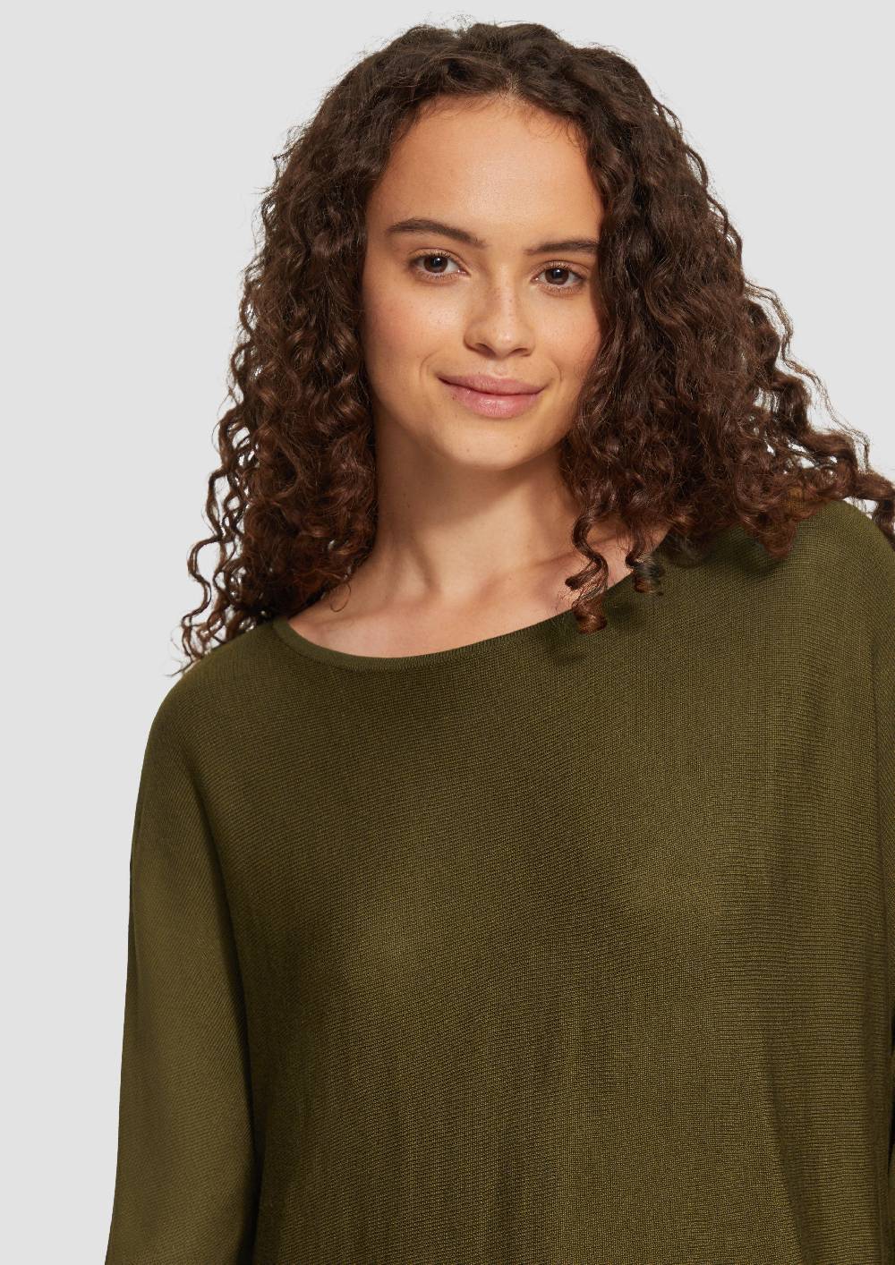 S.Oliver Strickpullover mit Fledermausarm 2025
