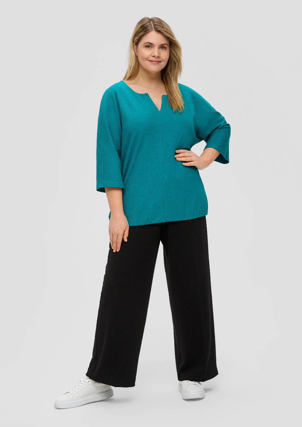 S.Oliver O-Shape-Bluse mit bequemem Gummizug im Angebot