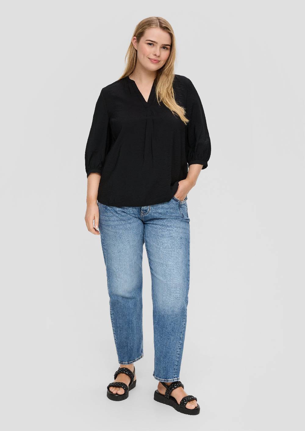 S.Oliver Tunikabluse aus Viskosemix Fabrik Onlineshop