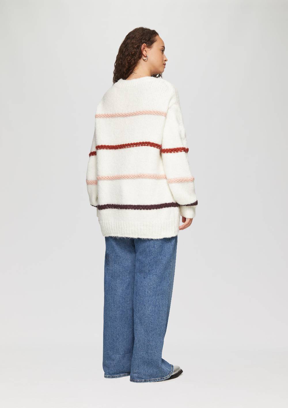 S.Oliver Flauschiger Pullover mit überschnittenen Schultern Günstig kaufen