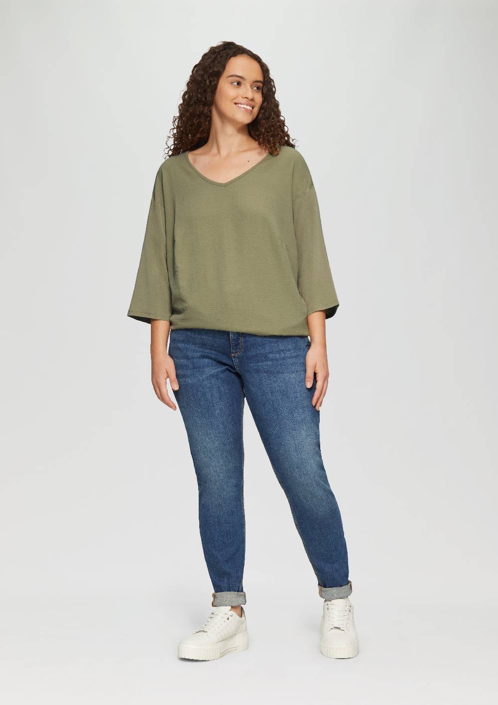 S.Oliver Shirt im Fabricmix und Loose Fit Flash Sale
