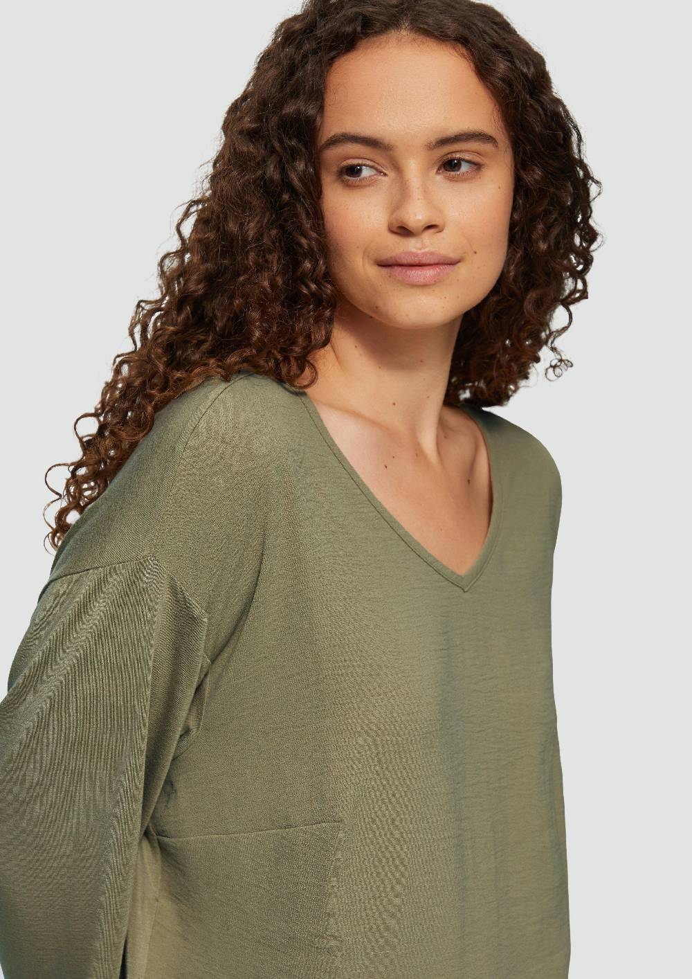 S.Oliver Shirt im Fabricmix und Loose Fit Flash Sale