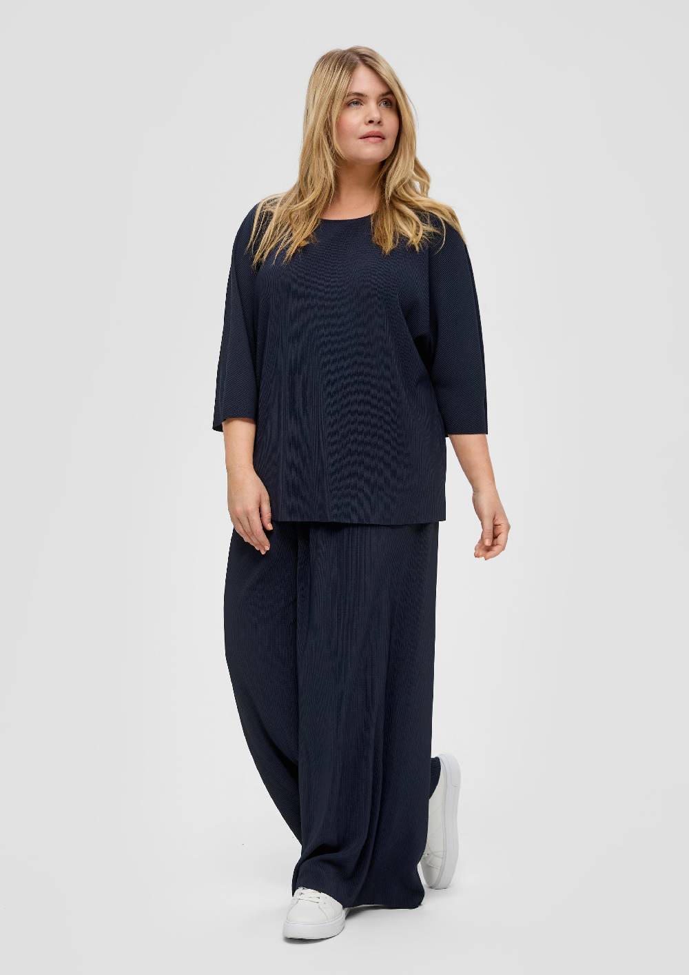 S.Oliver Weite plissierte Hose aus Jersey Begrenztes Angebot