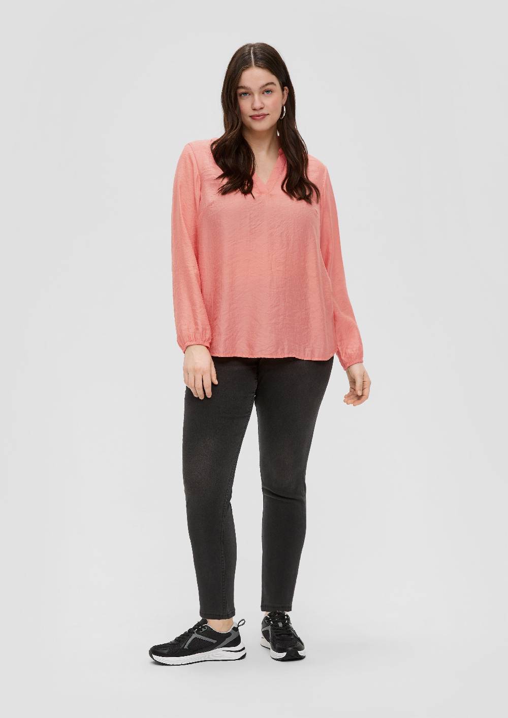 S.Oliver Hemdbluse mit Dobby-Struktur Exklusivangebot