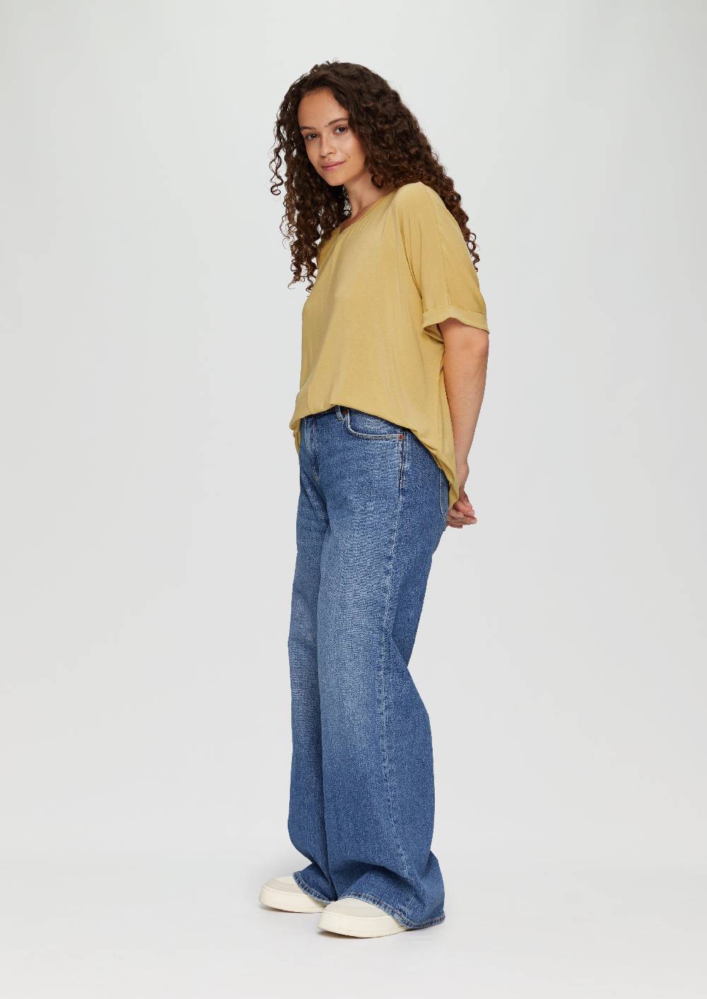 S.Oliver Loose-Fit-Shirt im Lyocellmix Saisonschlussverkauf