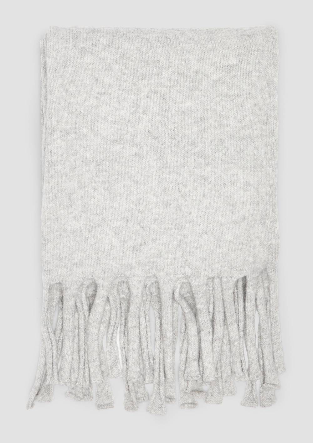 S.Oliver Gestrickter Schal mit Fransen Zeitbegrenzte Promotion