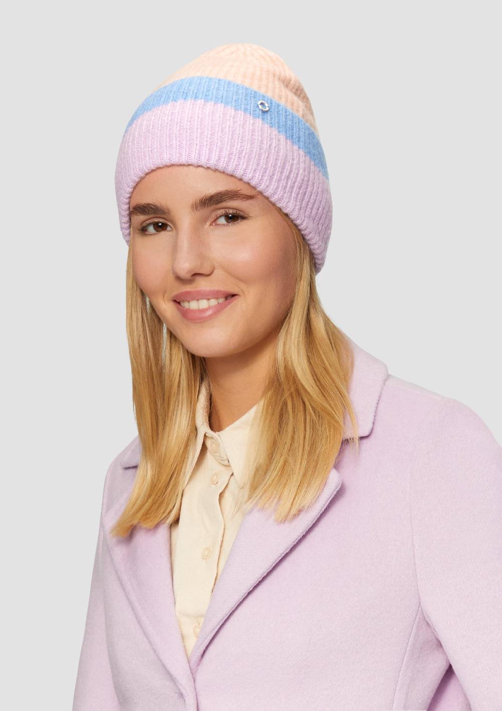 S.Oliver Strickbeanie mit Streifen Angebote