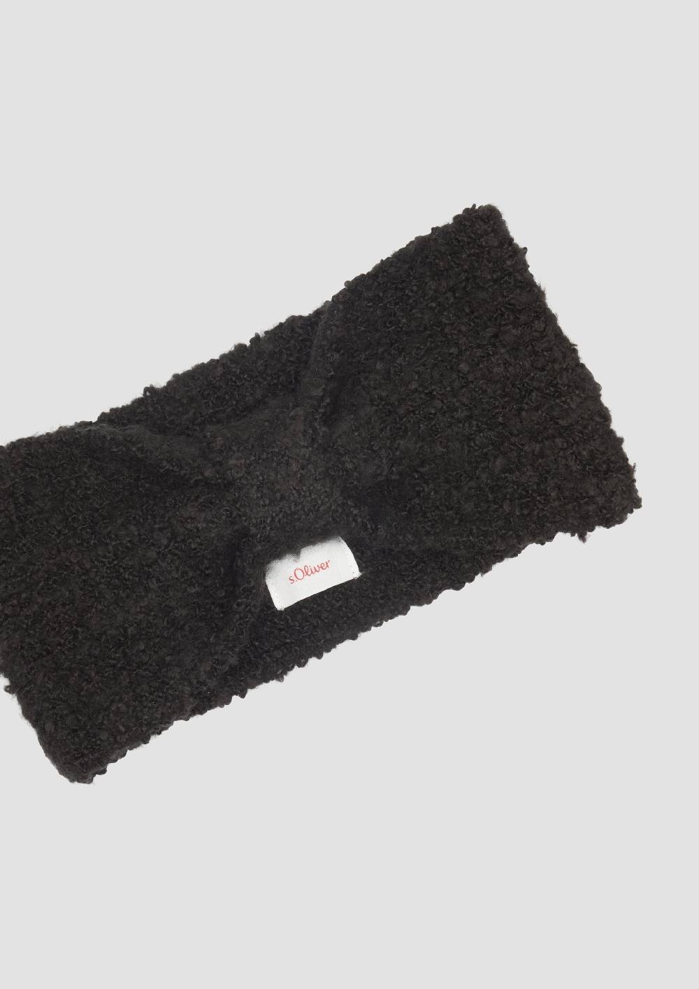 S.Oliver Gestricktes Stirnband aus Bouclé Hotsell