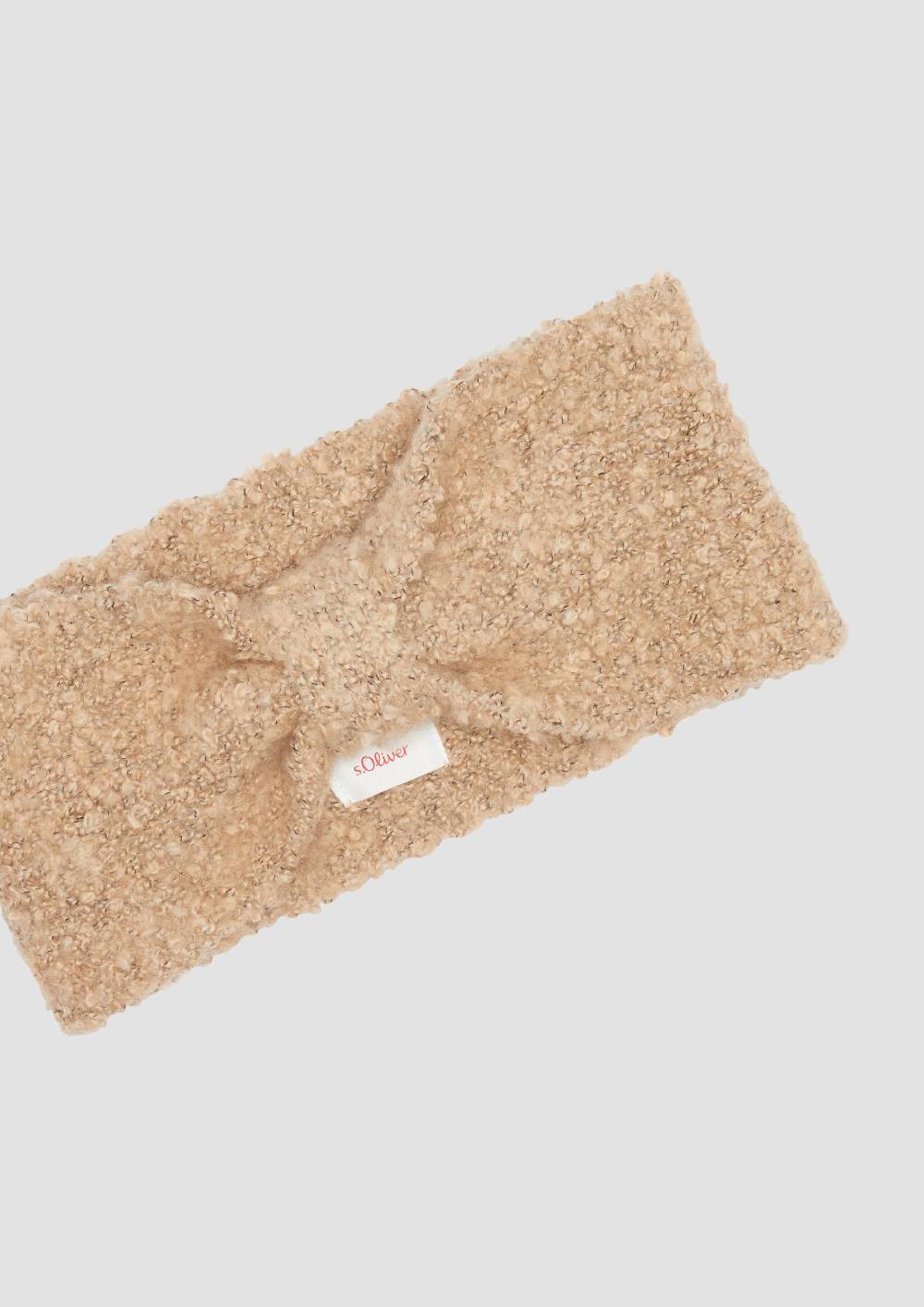 S.Oliver Gestricktes Stirnband aus Bouclé im Angebot