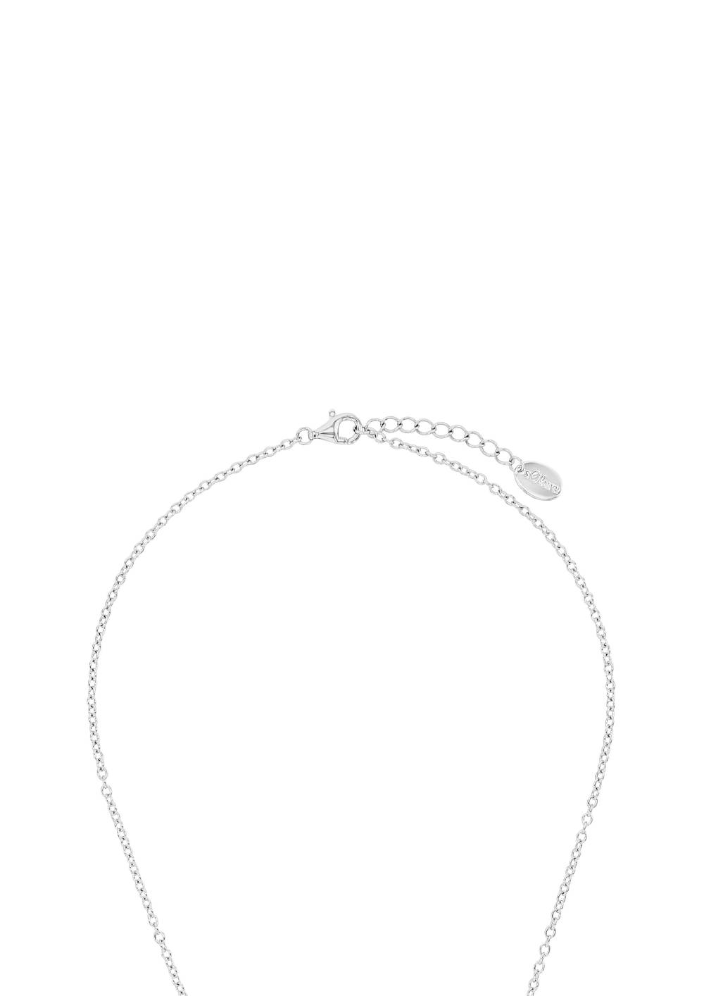 S.Oliver Silber-Halsskette mit Anhänger Fabrik Onlineshop