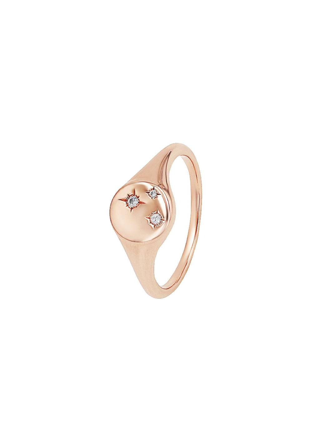 S.Oliver rosévergoldeter Silber-Ring mit Zirkonia-Steinen Versandkostenfrei