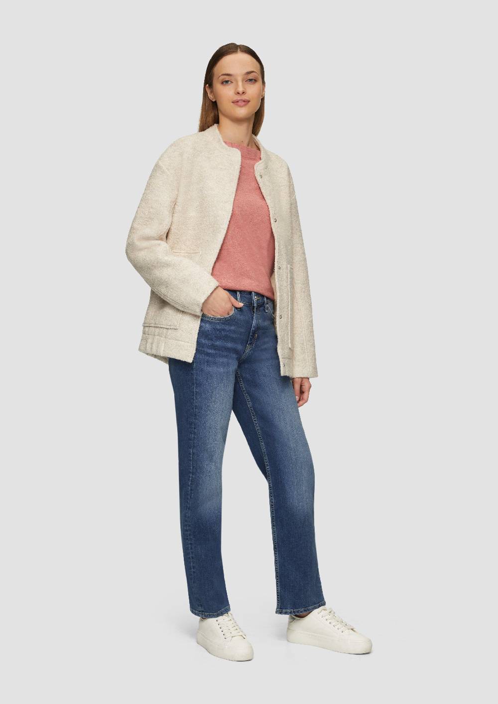 S.Oliver Jeans Karolin / Regular Fit / Mid Rise / Straight Leg Exklusive Angebote
