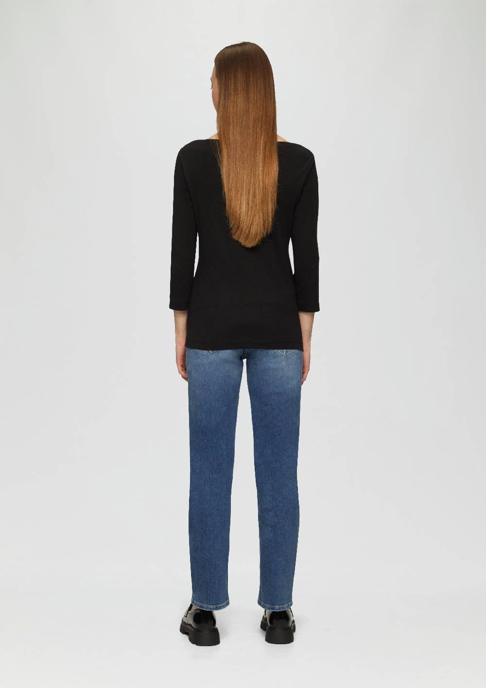 S.Oliver T-Shirt mit 3/4-Arm und U-Boot Ausschnitt Bestseller