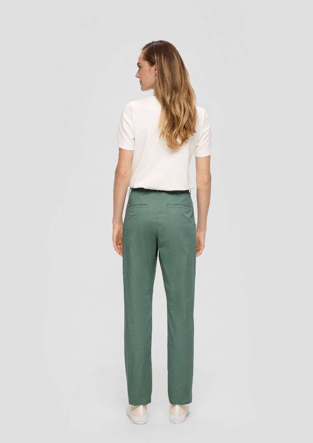 S.Oliver Chino mit Gürtel aus Baumwollstretch Saisonale Angebote