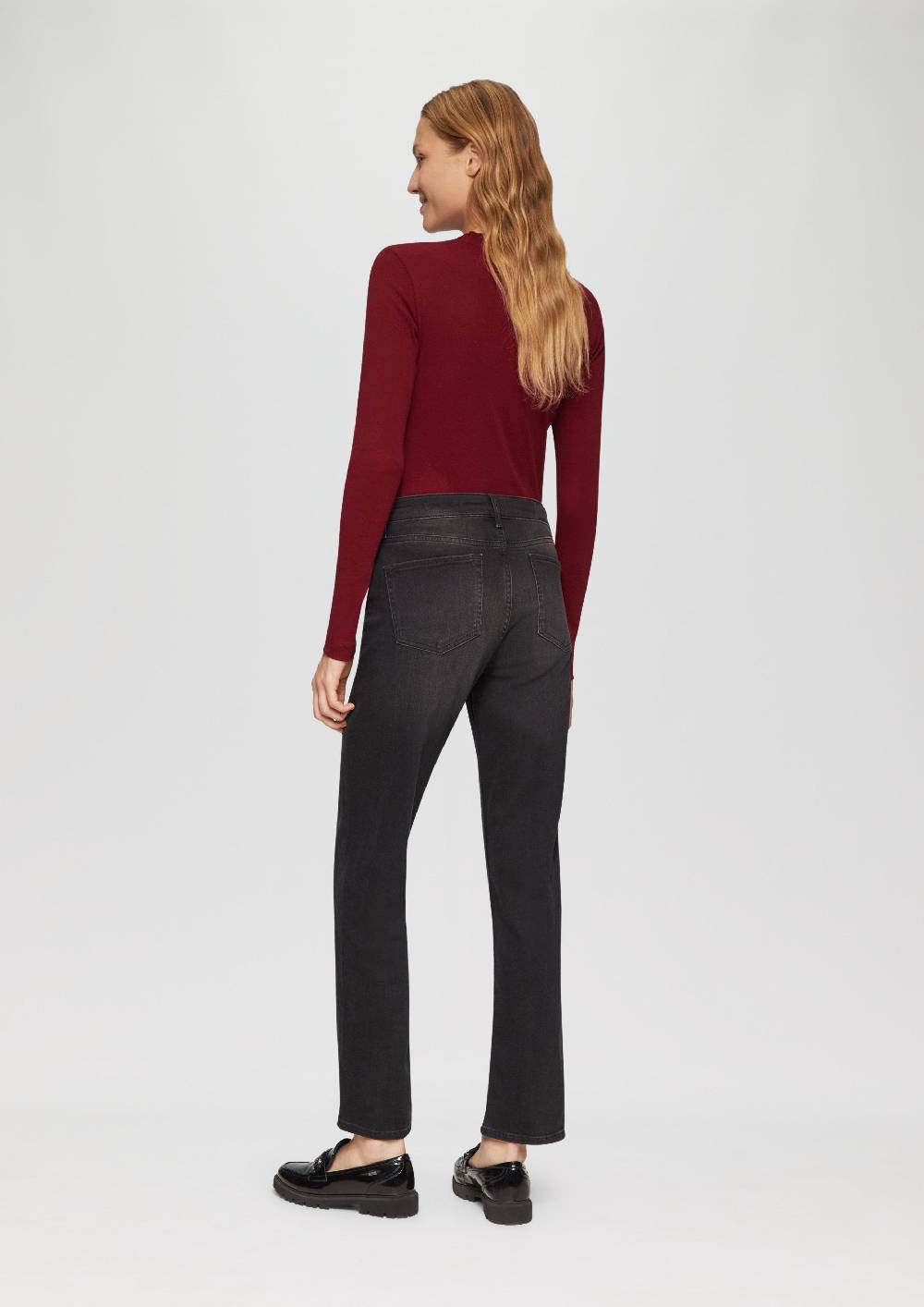 S.Oliver Langarmshirt mit Muschelkante Tiefpreis