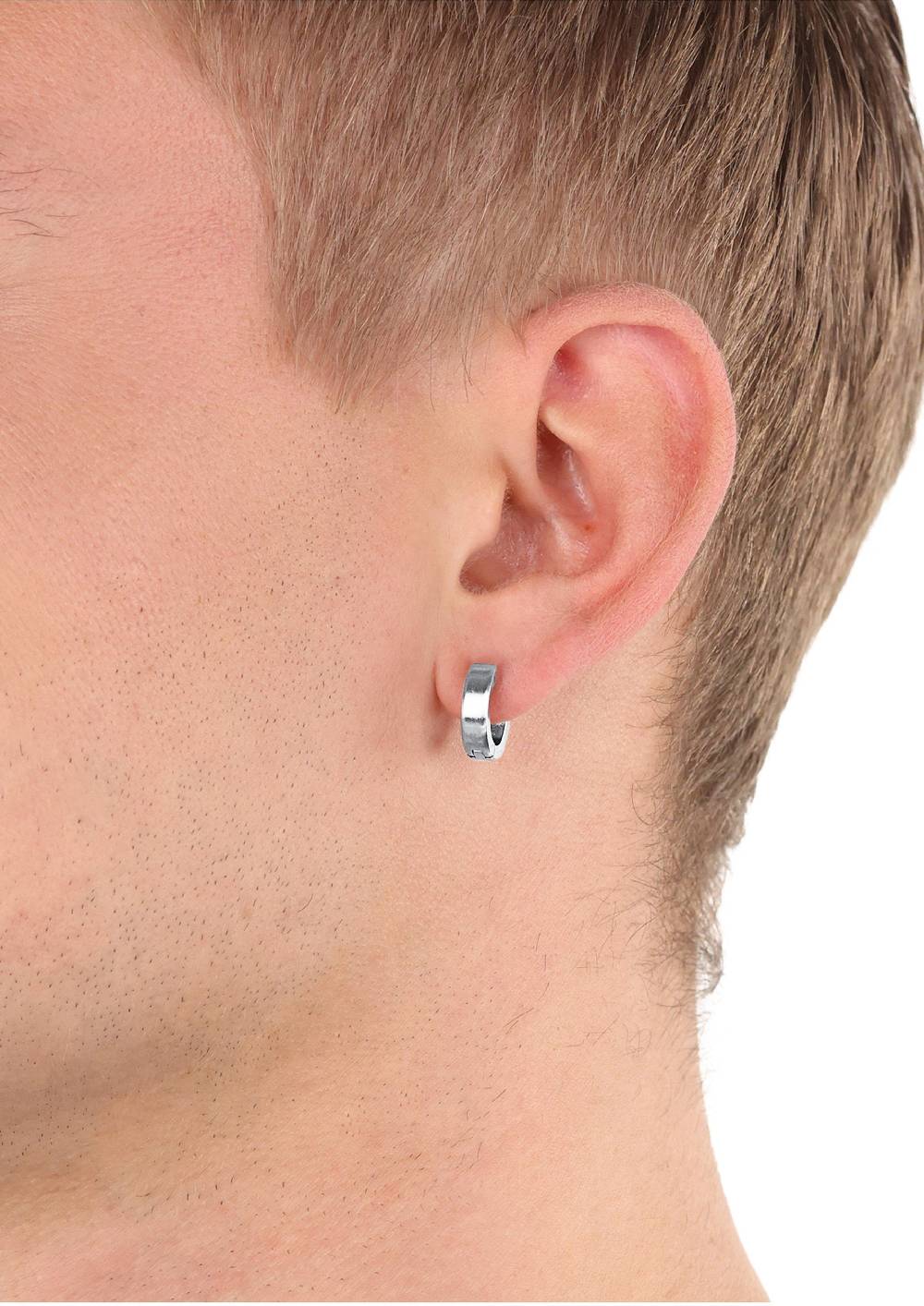 S.Oliver Single-Creolen aus Edelstahl Letzte 3 Tage