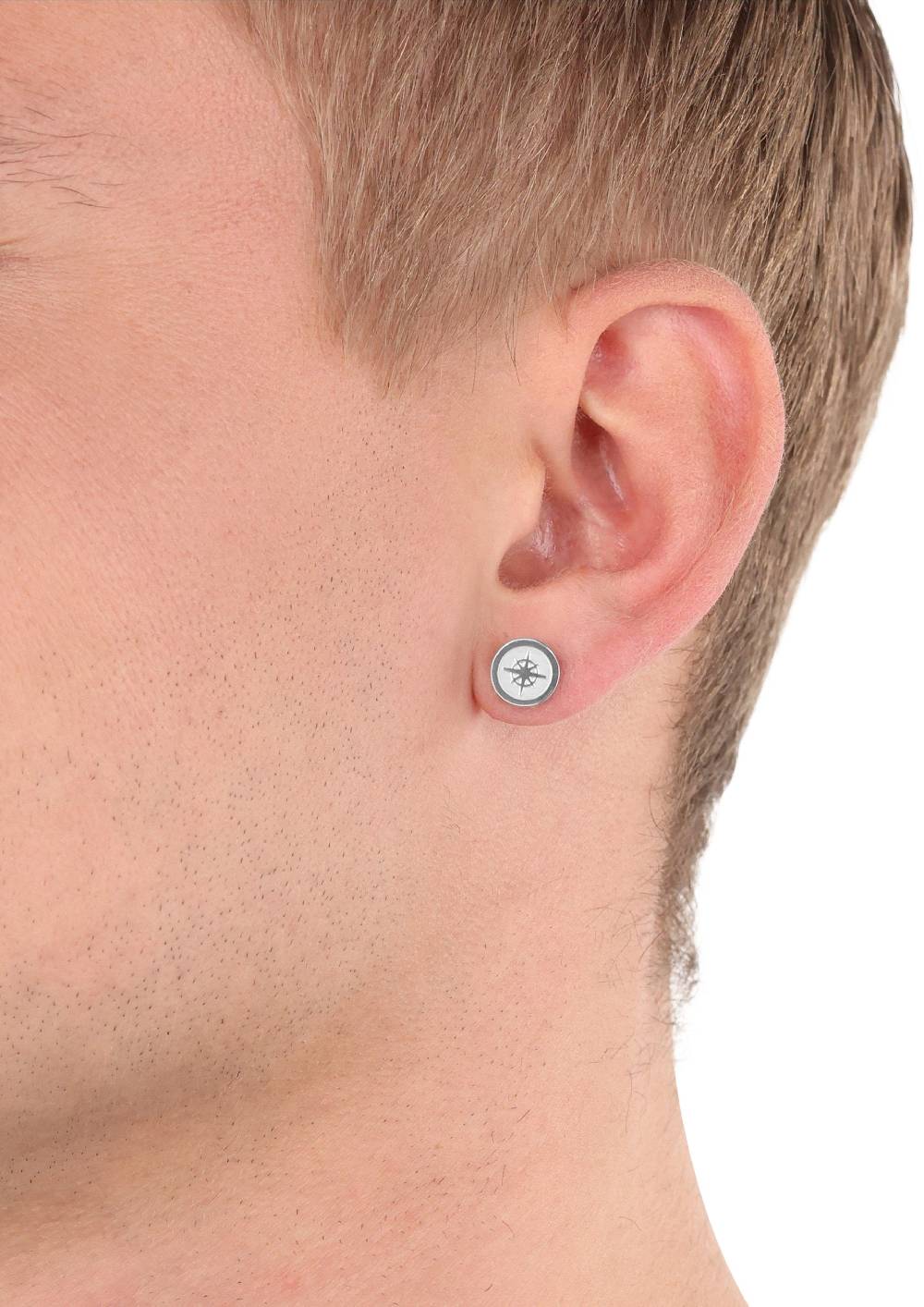 S.Oliver Single-Ohrstecker mit Kompass-Motiv Bis zu 55% Rabatt