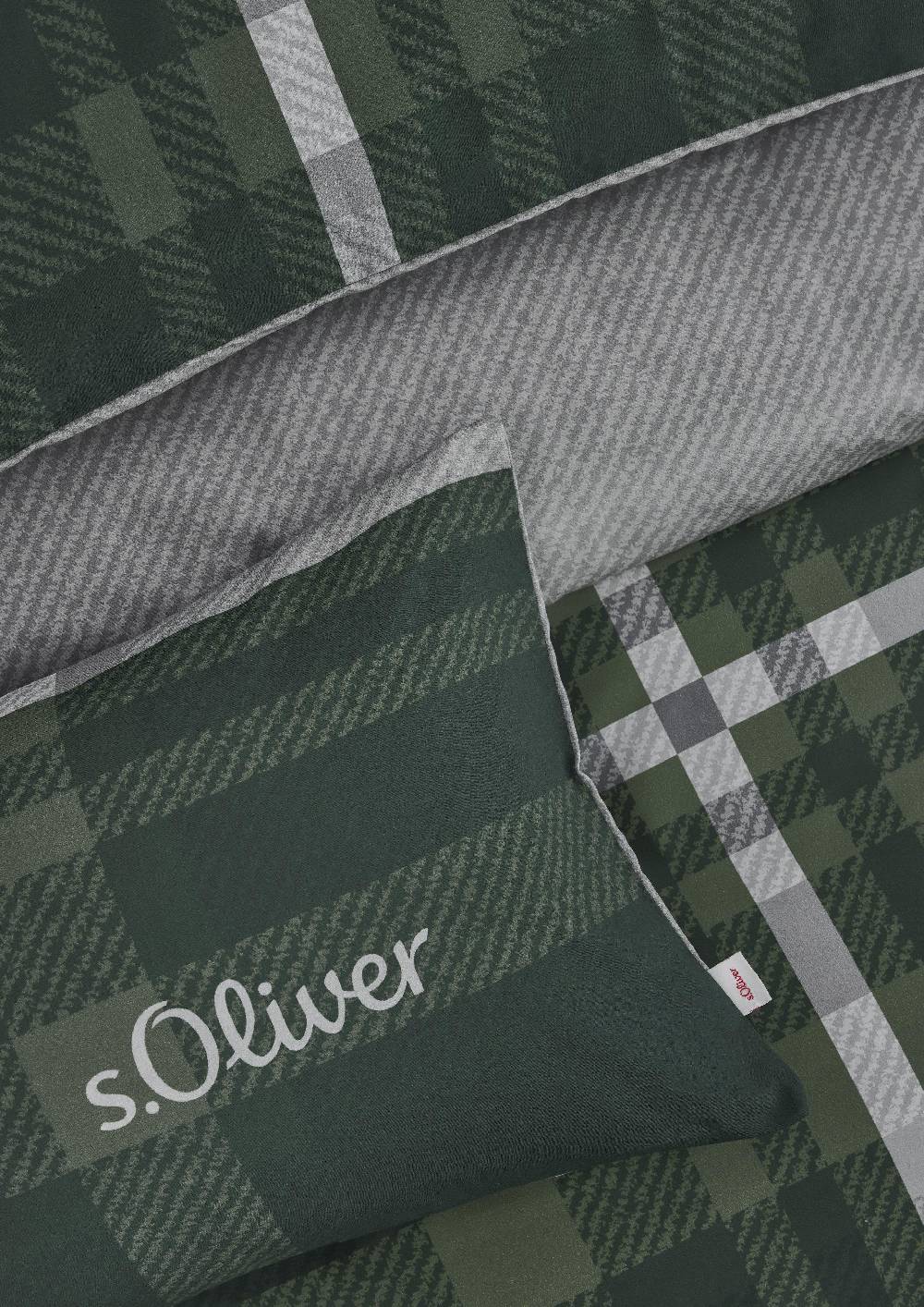 S.Oliver Bettwäsche mit Karo-Details Fabrik Onlineshop