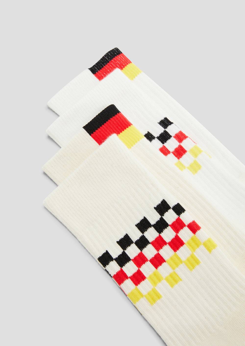 S.Oliver Unisex Socken mit Deutschland-Print im 2er-Pac Exklusivangebot