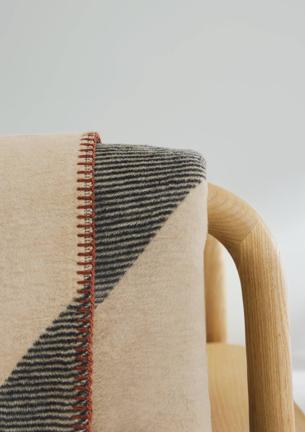 S.Oliver Jacquard-Decke mit Streifenmuster Saisonschlussverkauf