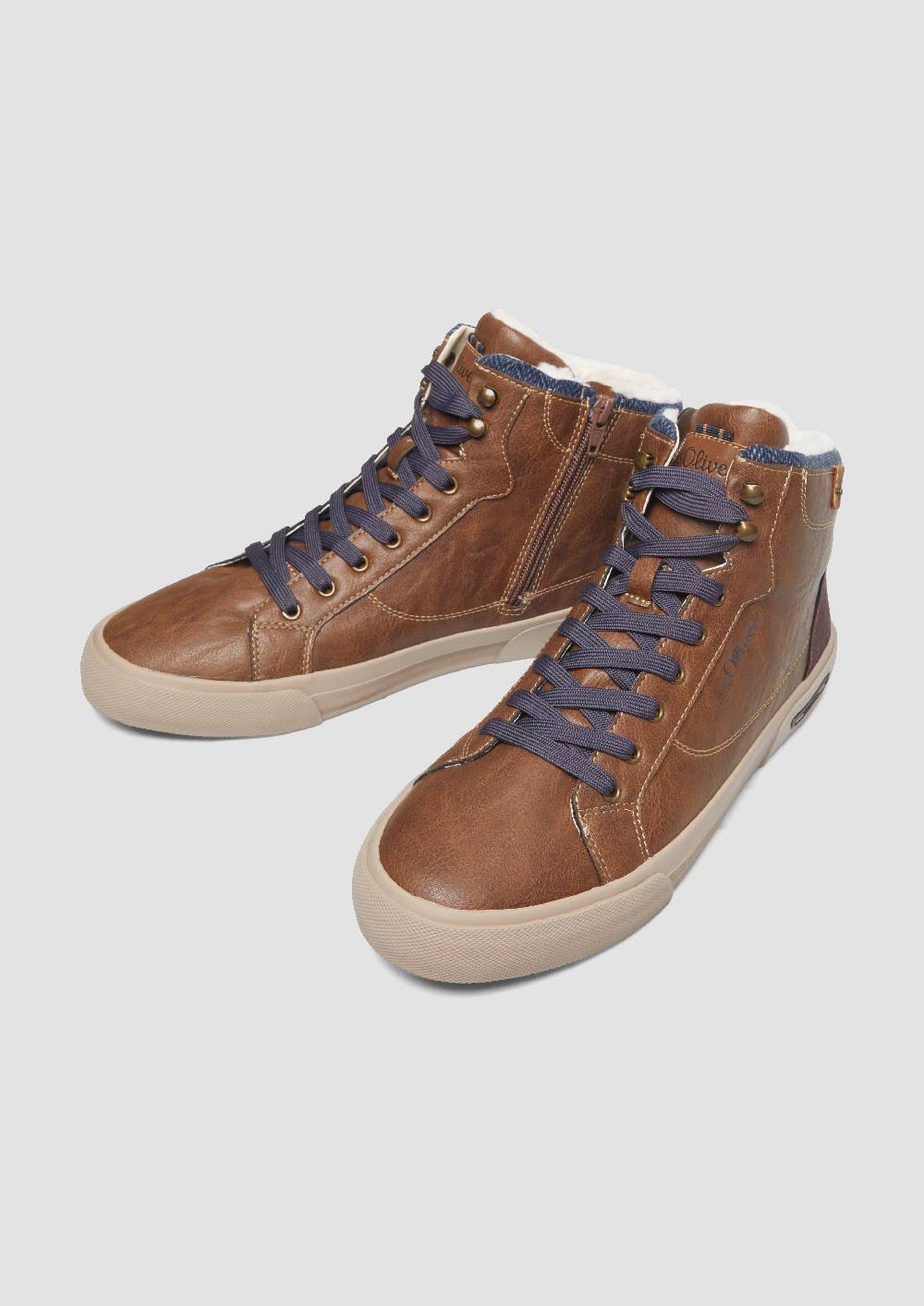 S.Oliver Gefütterte Stiefel mit Logo-Detail Bis zu 50% Rabatt