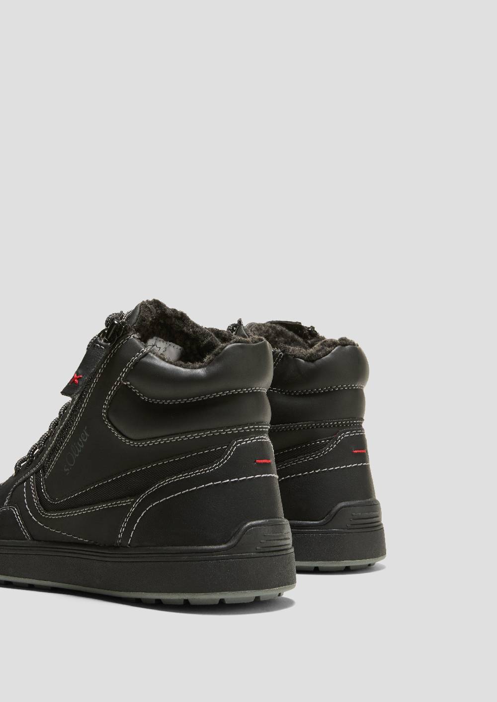 S.Oliver Gefütterte Boots mit Kontrastnähten Bis zu 65% Rabatt