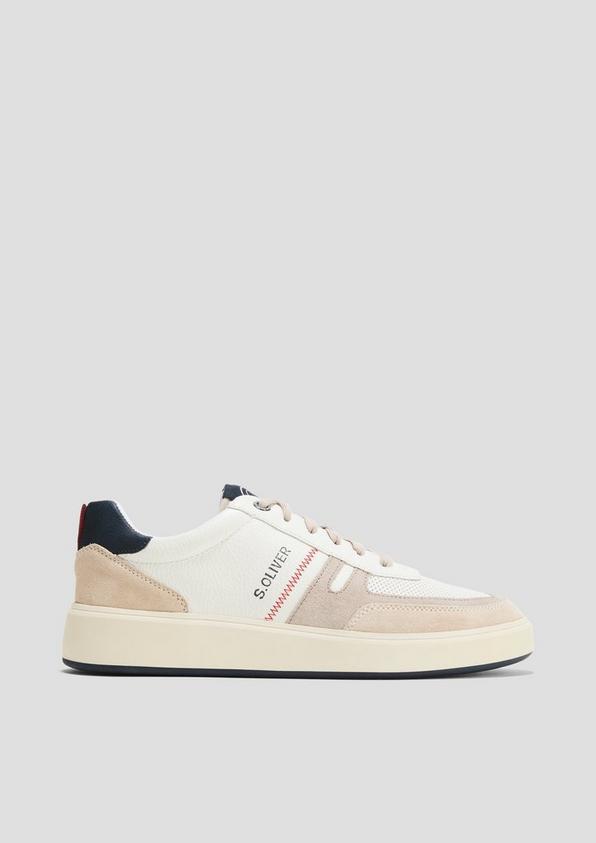 S.Oliver Sneaker aus Leder mit Logo-Detail Nur für heute