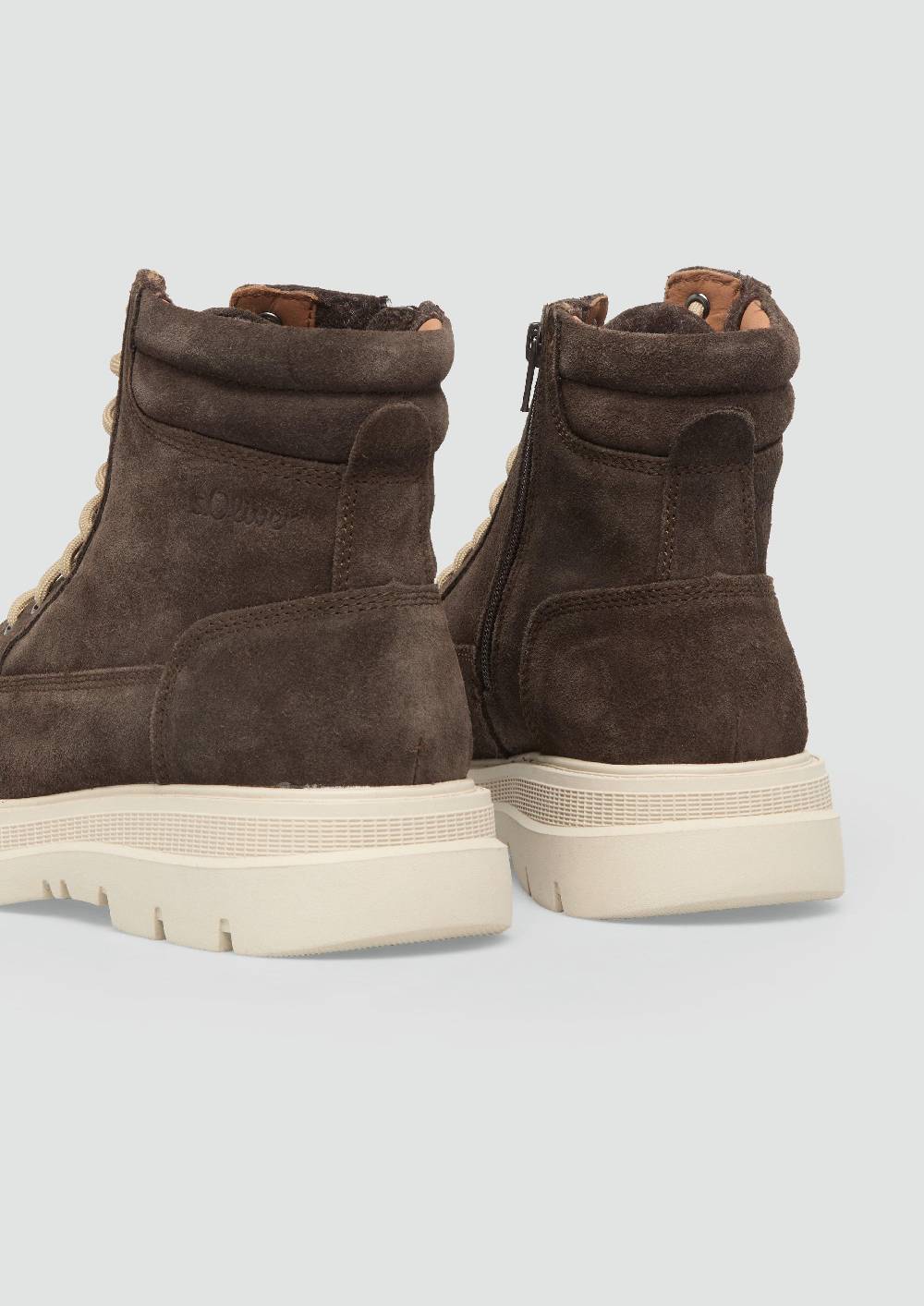 S.Oliver Gefütterte Boots aus Leder Bis zu 55% Rabatt