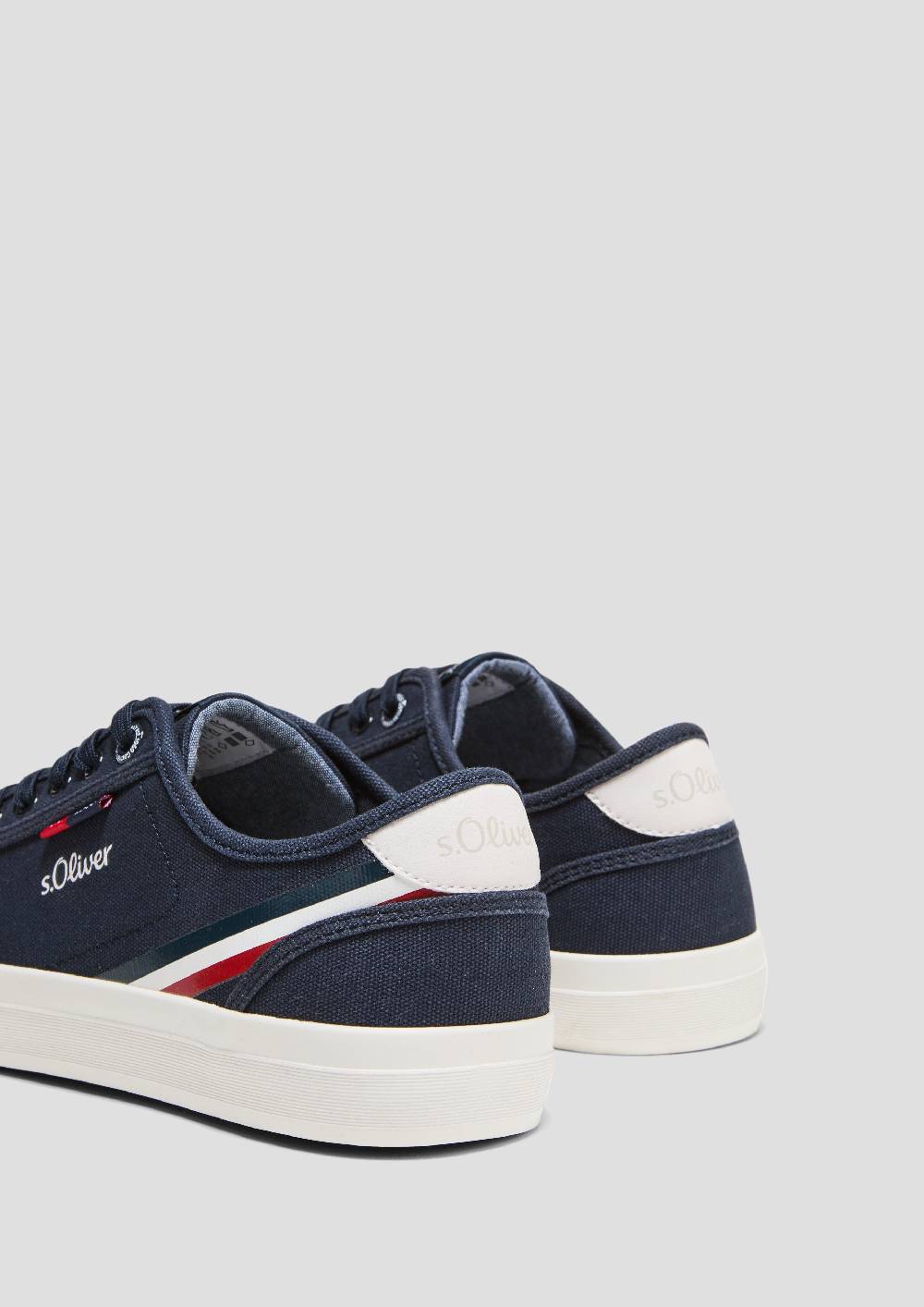 S.Oliver Sneaker mit Kontrast-Details und Logo Limitierter Zeitrabatt