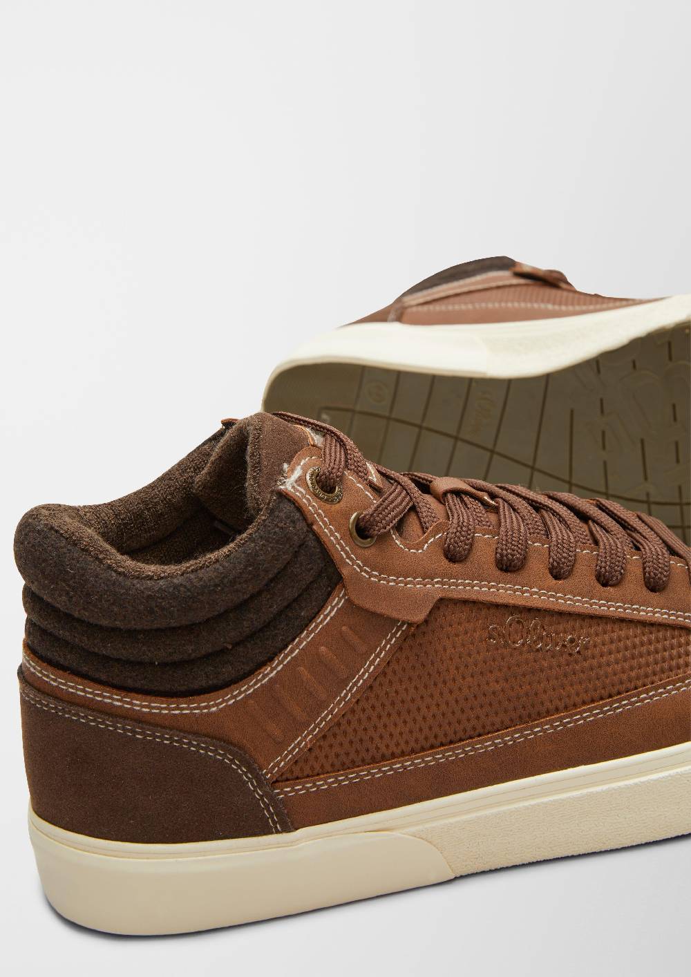 S.Oliver High Sneaker im Materialmix Lagerräumung