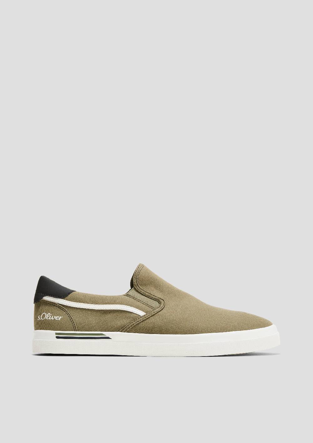 S.Oliver Textil-Slipper mit Gummisohle und Logo-Detail VIP-Rabatte