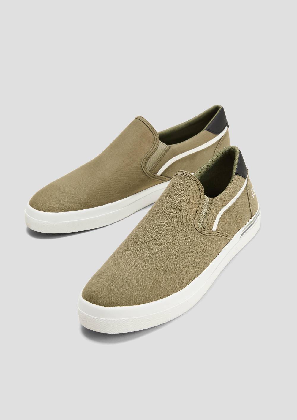 S.Oliver Textil-Slipper mit Gummisohle und Logo-Detail VIP-Rabatte