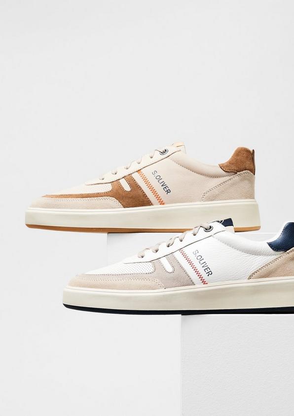 S.Oliver Sneaker aus Leder mit Logo-Detail Super Sparpreis