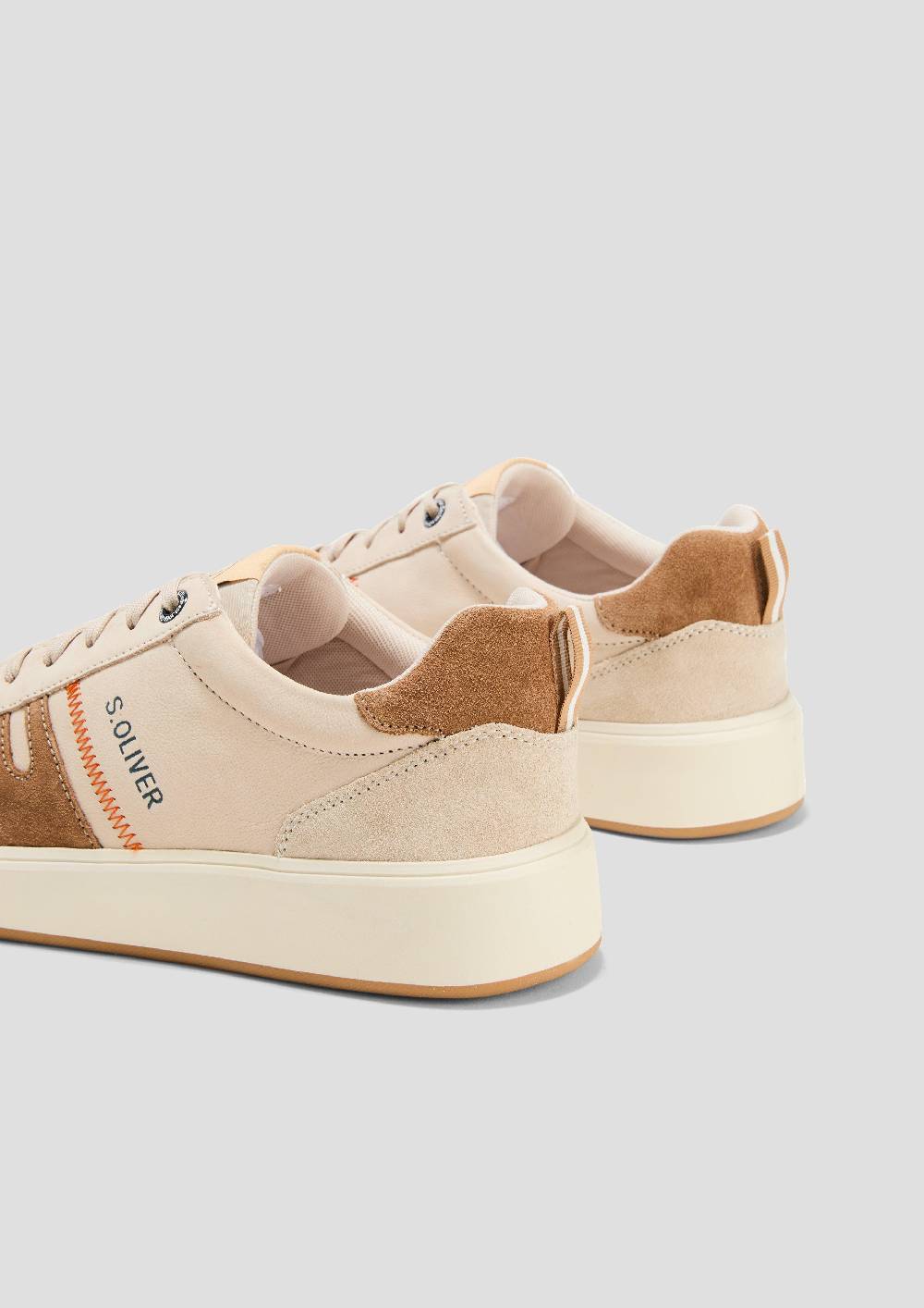 S.Oliver Sneaker aus Leder mit Logo-Detail Super Sparpreis