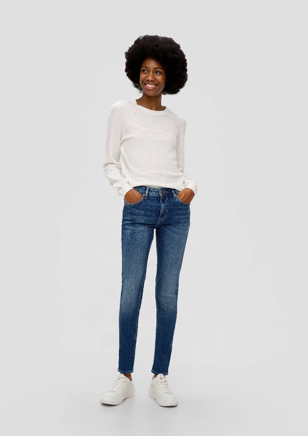 S.Oliver Sadie Jeans / Skinny Fit / Mid Rise / Skinny Leg / Baumwollstretch Discount Store für neue Produkte