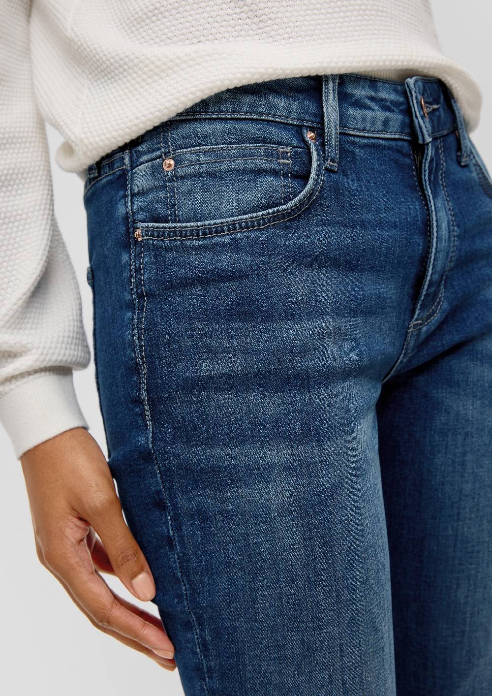 S.Oliver Sadie Jeans / Skinny Fit / Mid Rise / Skinny Leg / Baumwollstretch Discount Store für neue Produkte