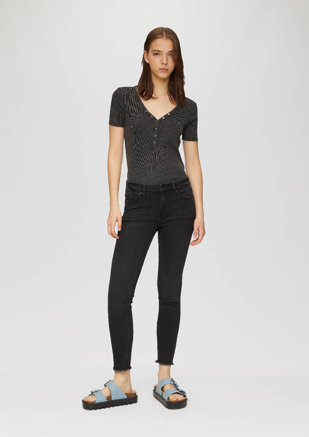 S.Oliver Ankle-Jeans Sadie / Mid Rise / Skinny Leg / Super Stretch Fabrikladen