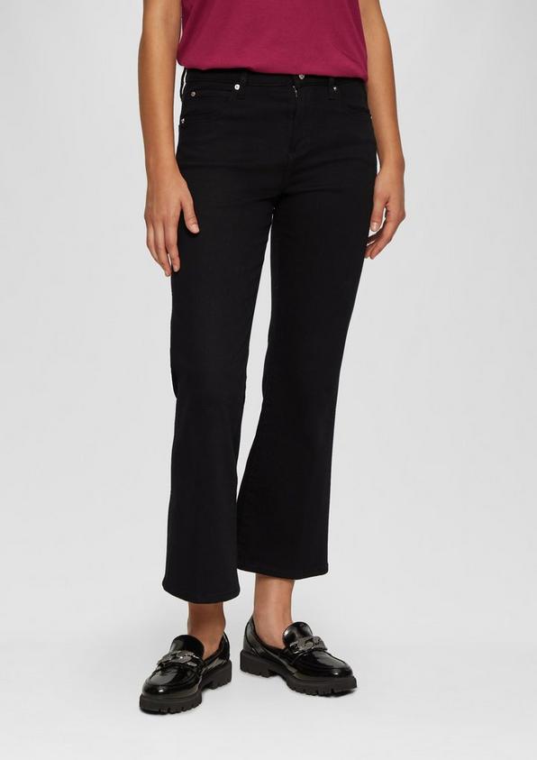 S.Oliver Cropped Jeans / Regular Fit / Mid Rise / Flared Leg Black Friday Preise