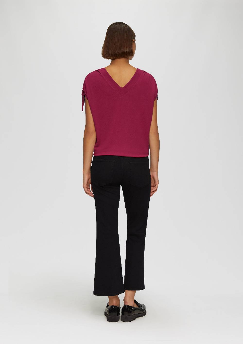 S.Oliver Cropped Jeans / Regular Fit / Mid Rise / Flared Leg Black Friday Preise