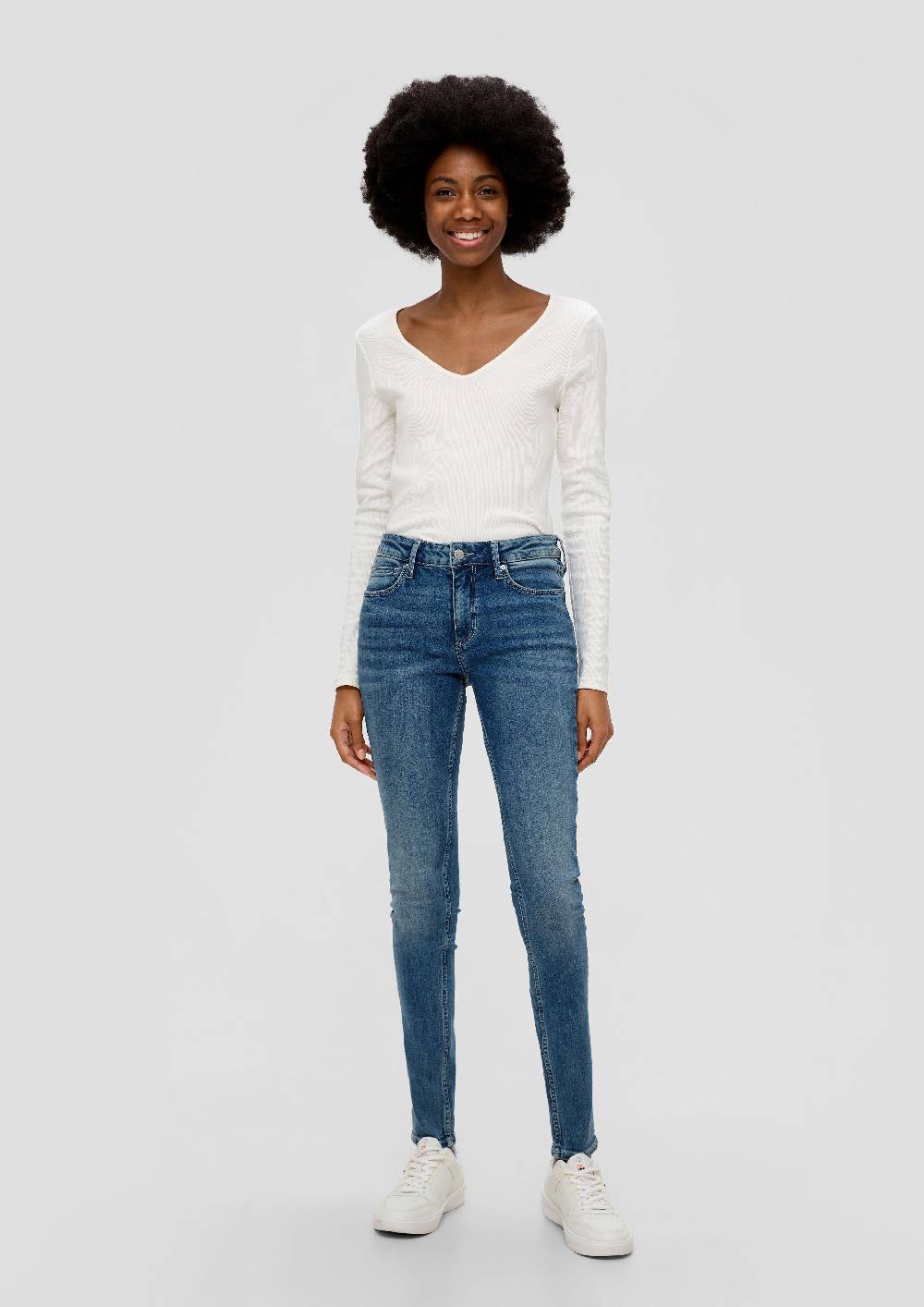 S.Oliver Sadie Jeans / Skinny Fit / Mid Rise / Skinny Leg / Baumwollstretch Outlet