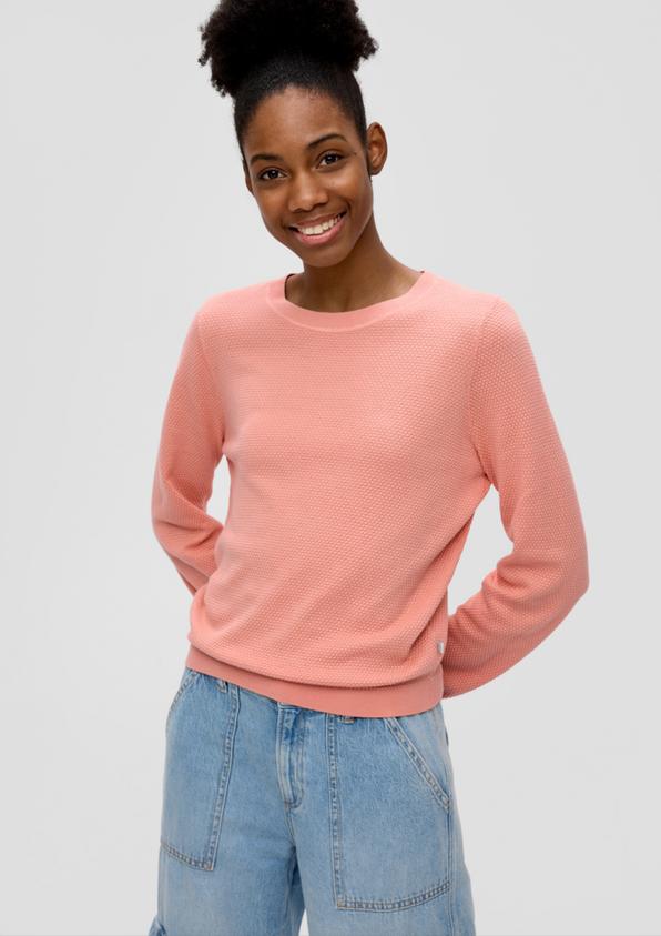 S.Oliver Strickpullover mit Dobby-Struktur Verkauf